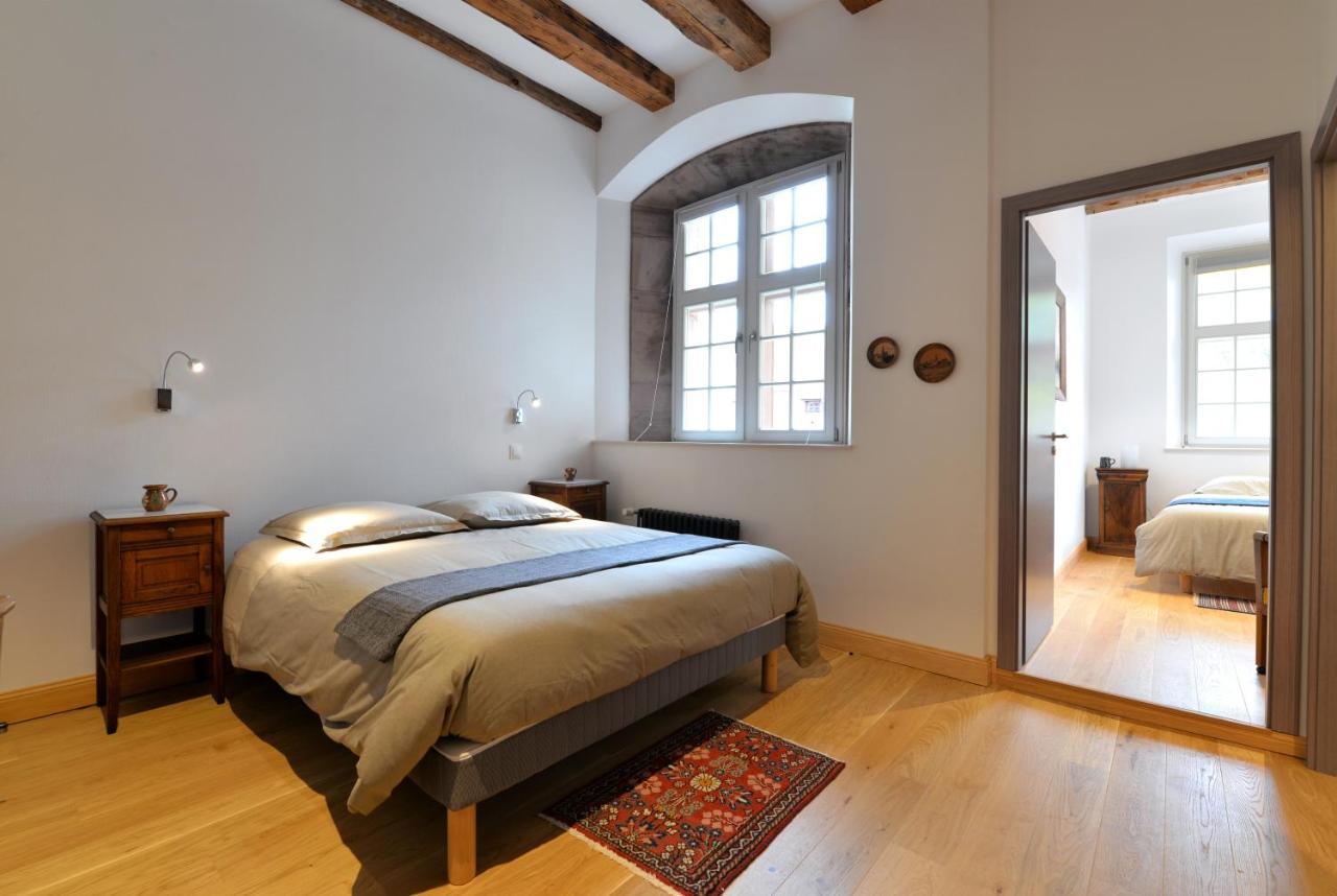 Domaine La Cour Des Nobles - Demeure, Maison Et Appartements Au Coeur De Riquewihr Zewnętrze zdjęcie